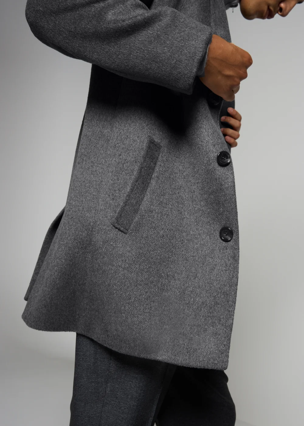 Taylor & Wright Grey Overcoat - XS Image 2