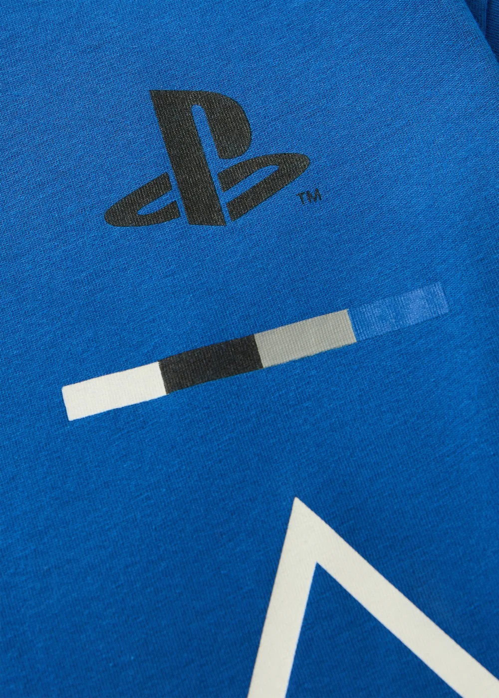 PlayStation Boys Blue T-Shirt (5-13yrs) - Age 5 Years Image 2