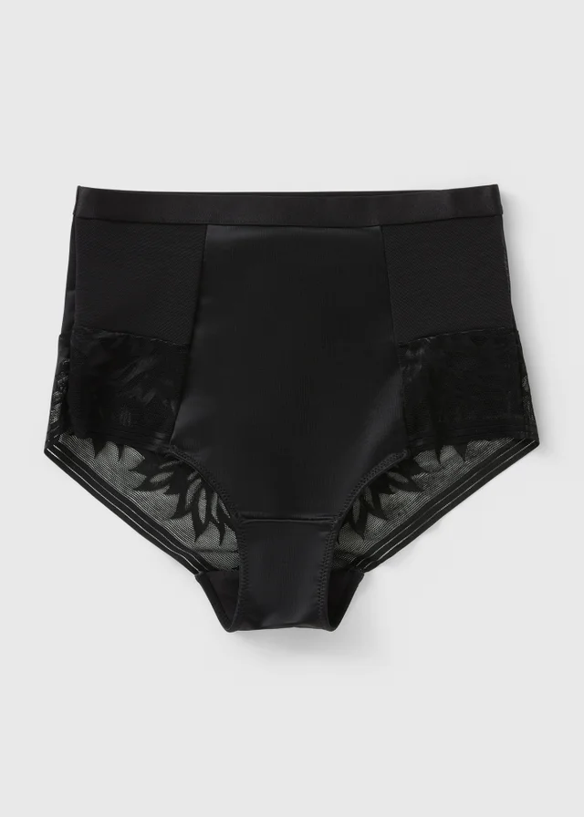 Black Firm Control Shaping Full Briefs
