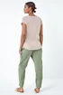 Roman Natural Plain Stretch Cotton Jersey T-Shirt - Size 16 Image 3
