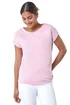 Roman Light Pink Plain Stretch Cotton Jersey T-Shirt - Size 18 Image 1