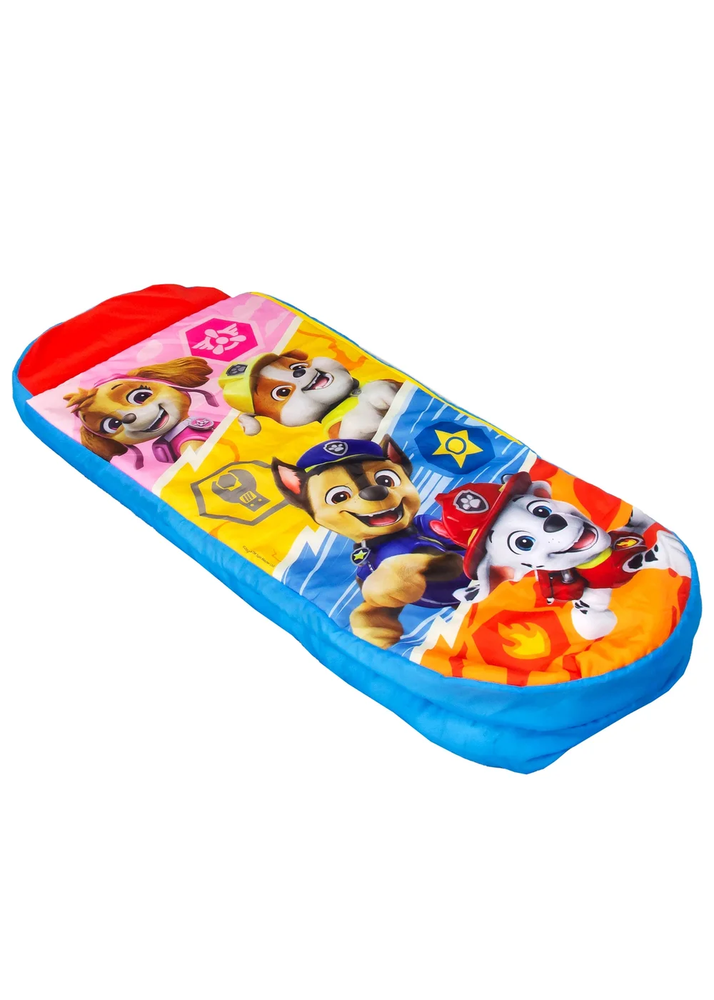 Paw Patrol Badges Inflatable Ready Bed Sleeping Bag - Size 8 Image 1