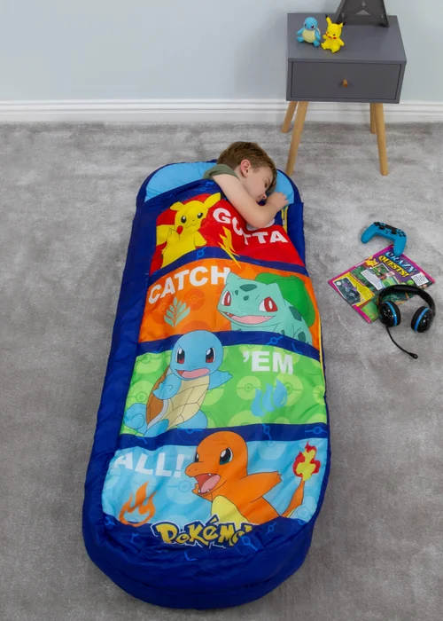 Pokemon Catch Inflatable Ready Bed Sleeping Bag - One Size Image 4