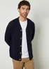 Threadbare Navy Knitted V-Neck Cardigan - Medium Image 1