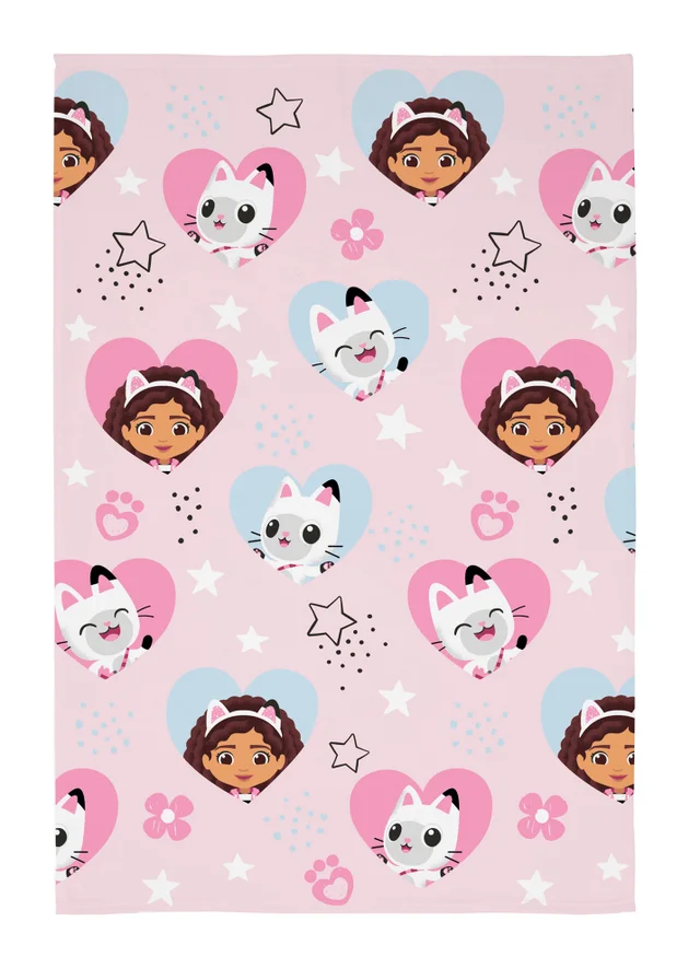 Gabby's Dollhouse Pink Blanket