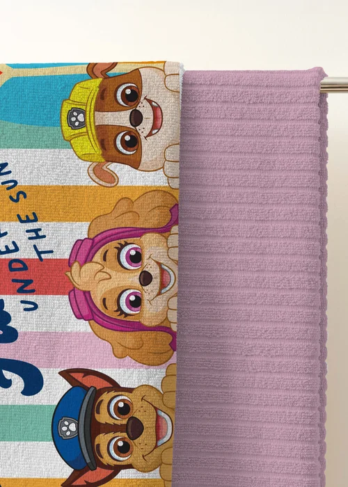 Paw Patrol Yellow Sunny Beach Pool Towel - One Size Image 3