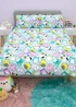 Squishmallows White Happy Brushed Microfiber Duvet Cover Set - Single Image 2