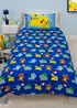 Pokemon Blue Retro Polycotton Duvet Cover Set - Single Image 3