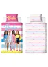 Barbie Pink Unboxed Stripe Polycotton Duvet Cover Set - Single Image 5