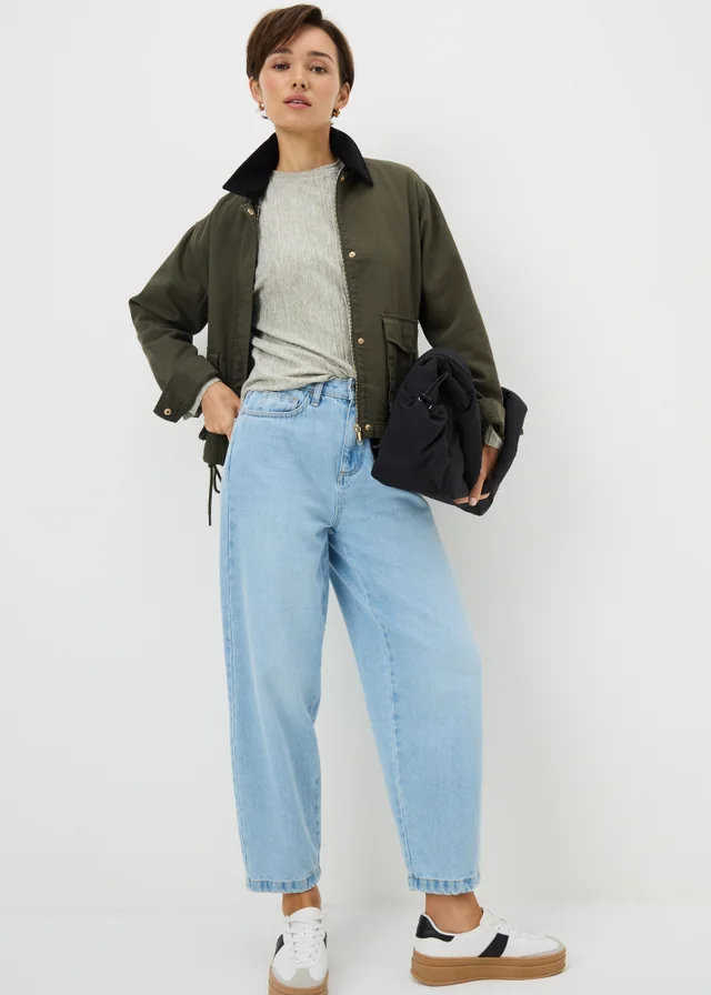 Sage Pleat Soft Touch High Neck Jumper