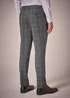 Taylor & Wright Stanton Grey Check Slim Fit Trousers - 26 Waist 29 Leg Image 2