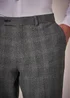 Taylor & Wright Stanton Grey Check Slim Fit Trousers - 26 Waist 29 Leg Image 3