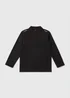 Boys Black Sport Half Zip Co Ord Top (7-15yrs) - Age 7 Years Image 1