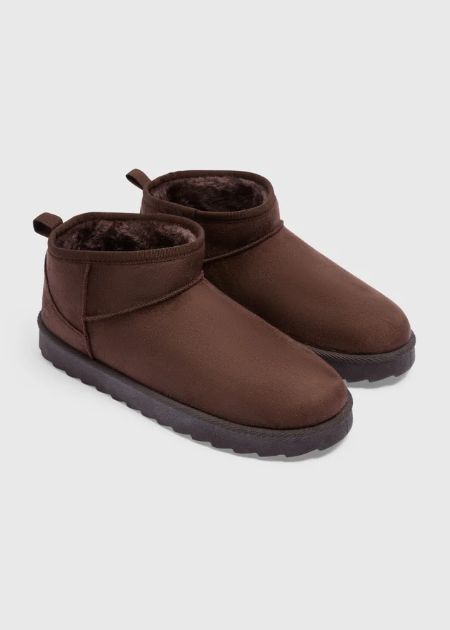Brown Mini Snug Slippers