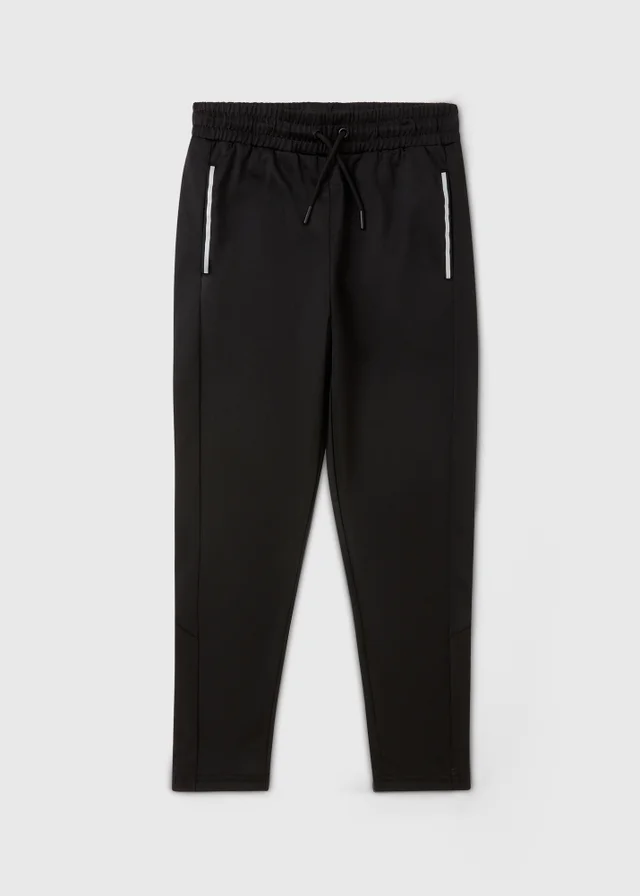 Boys Black Sport Jogging Co Ord Bottoms (7-15yrs)