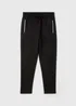 Boys Black Sport Jogging Co Ord Bottoms (7-15yrs) - Age 7 Years Image 1