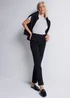 Black Straight Leg Jeans - Size 08 29 leg Image 2