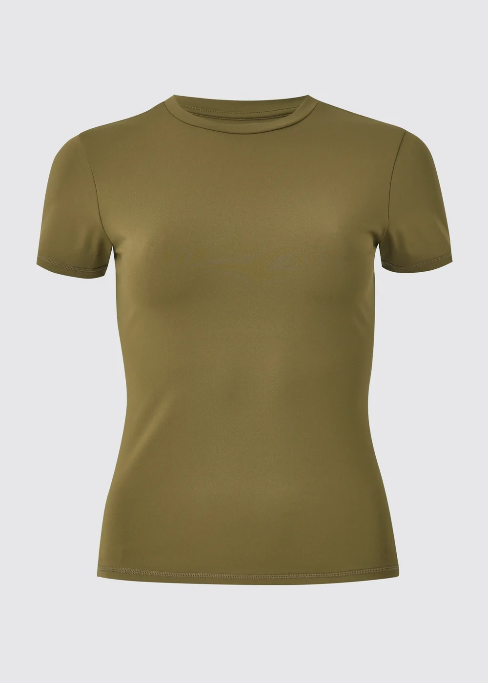 Souluxe Khaki Short Sleeve T Shirt - 8 Image 4