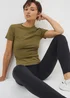 Souluxe Khaki Short Sleeve T Shirt - Size 12 Image 1