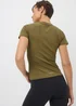 Souluxe Khaki Short Sleeve T Shirt - Size 12 Image 2