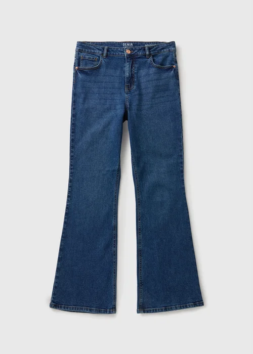 Darkwash Bootcut Jeans - Size 08 29 leg Image 4