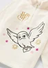 Harry Potter Girls Cream Hedwig Zip Fleece & Legging Set (4-13yrs) - Age 12 Years Image 2