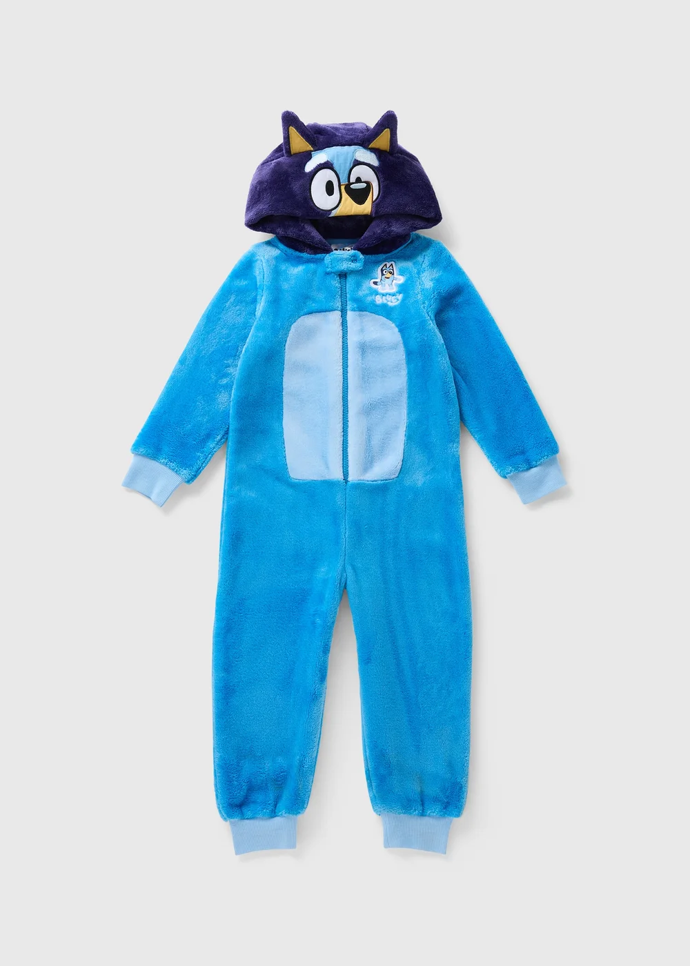 Boys Bluey Blue Onesie (1-7yrs) - Age 3 - 4 Years Image 1