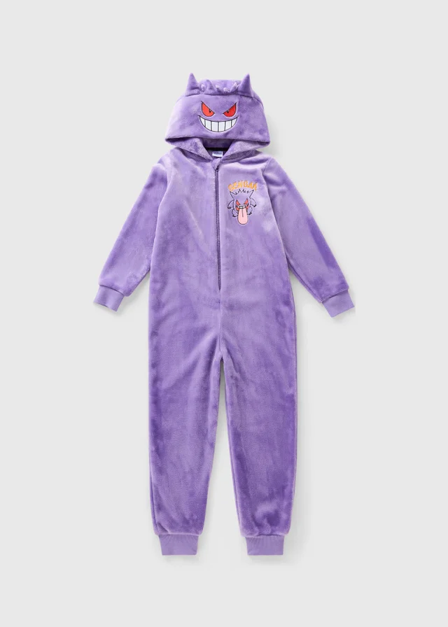 Pokemon Kids Purple Gengar Onesie