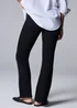 Black Bootcut Mid Rise Jeans - Size 08 29 leg Image 3