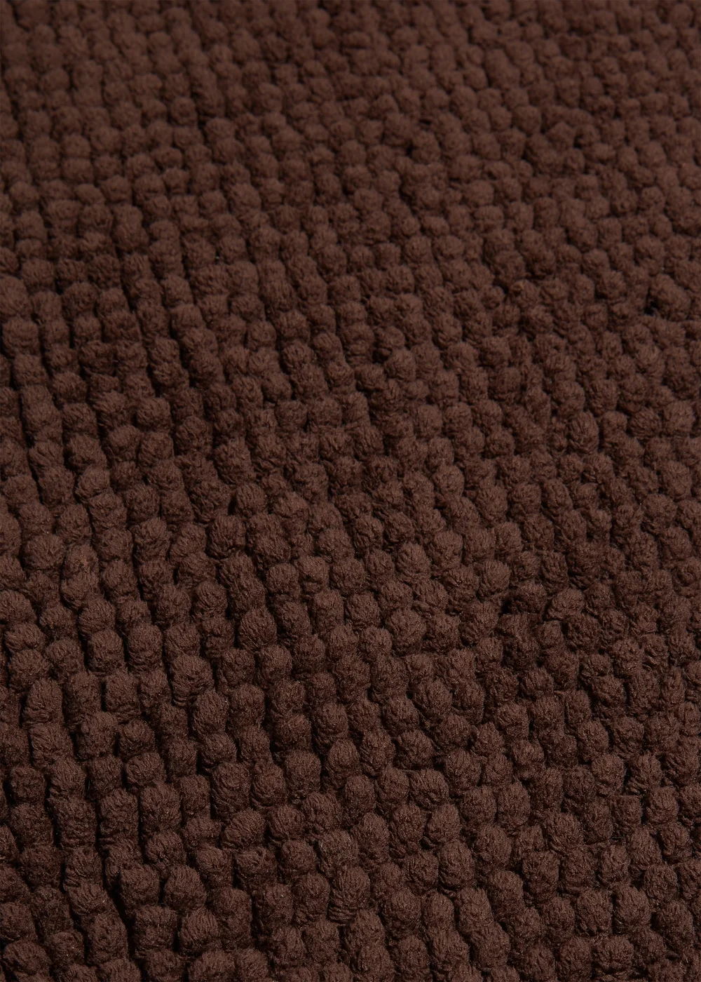 Brown Chenille Bath Mat Image 2
