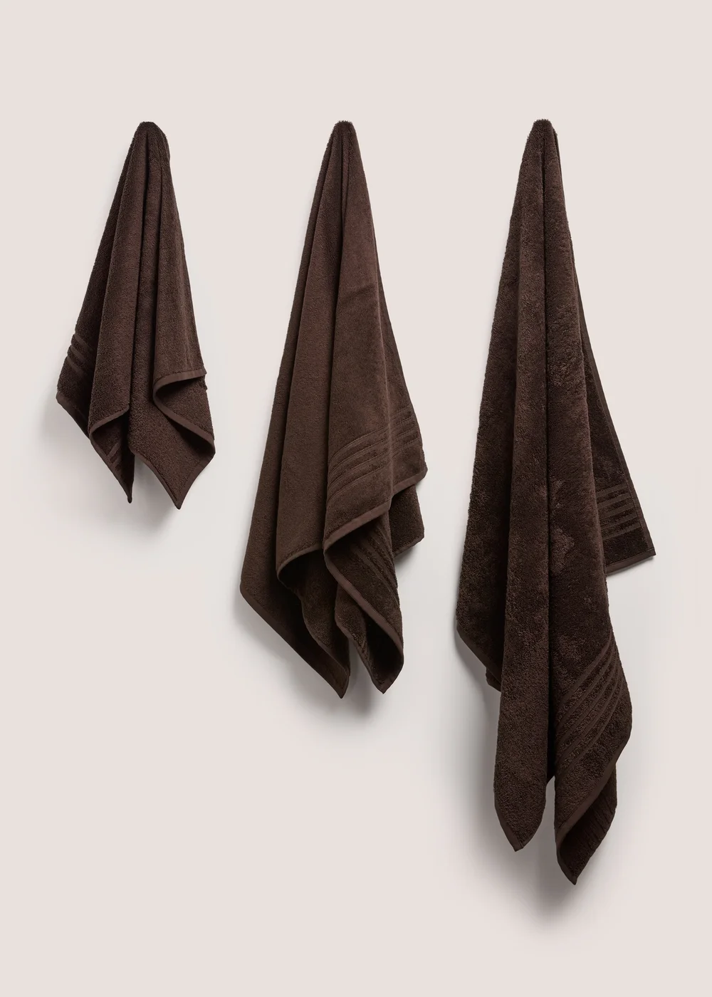 Brown Egyptian Cotton Towel - Hand Towel Image 1