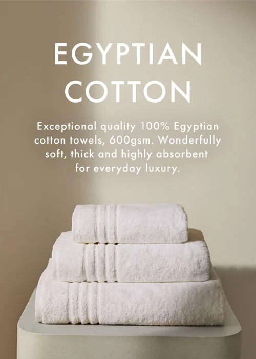 Brown 100% Egyptian Cotton Towels - Hand Towel Image 2