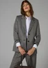 Et Vous Grey Herringbone Ponte Blazer - 10 Image 1