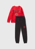 Boys Red Manchester United Pyjama Set (4-13yrs) - Age 8 Years Image 1