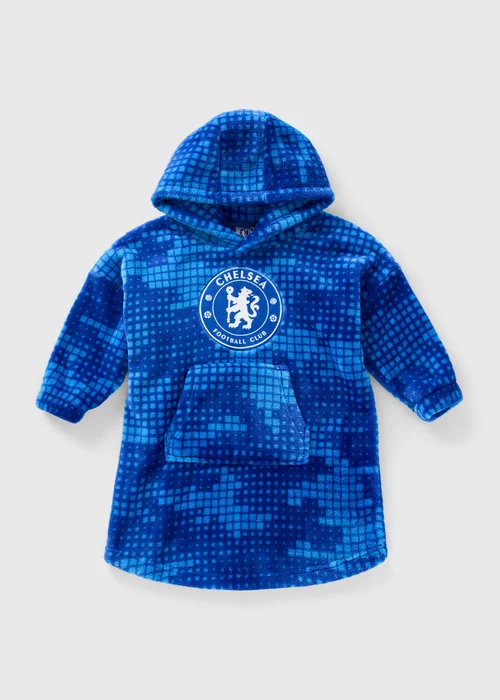 Chelsea Boys Blue Snuggle Hoodie (3-13yrs) - Small Image 1