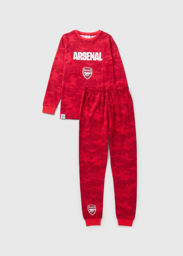 Boys Red Arsenal Pyjama Set (4-13yrs)