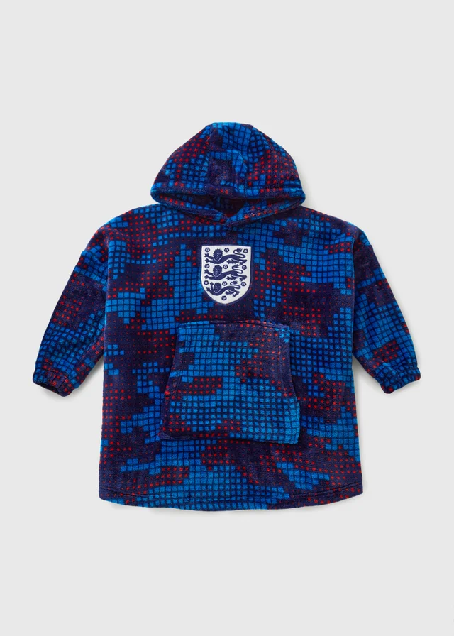 England Boys Navy Snuggle Hoodie (7-13yrs)