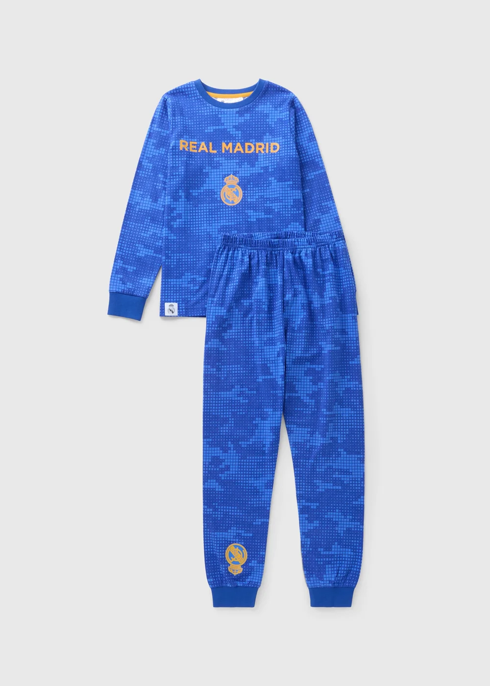 Boys Blue Real Madrid Pyjama Set (4-13yrs) - Age 4 Years Image 1