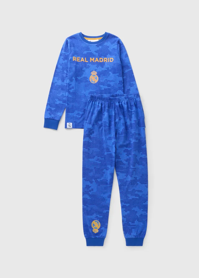 Boys Blue Real Madrid Pyjama Set (4-13yrs)