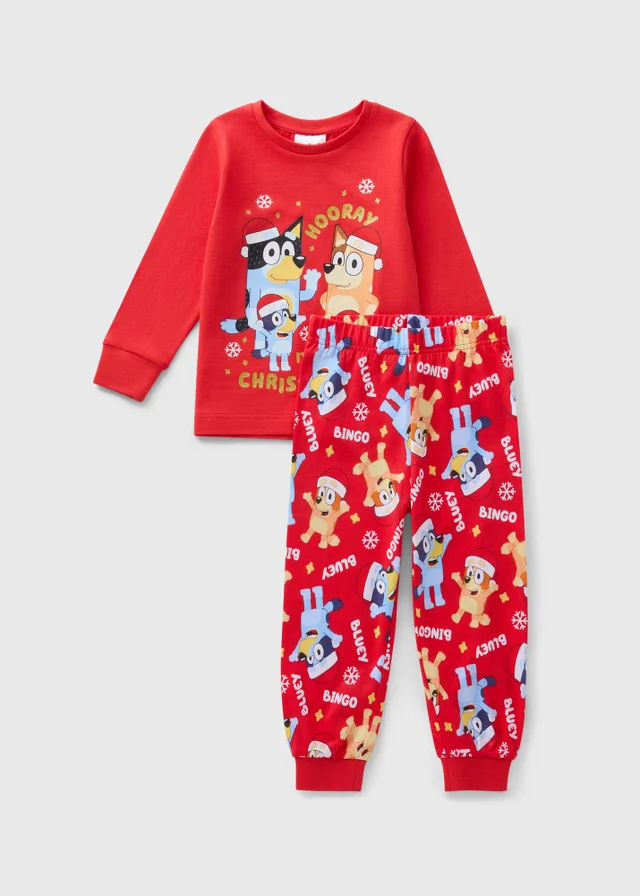 Bluey Red Christmas Pyjama Set (1-7yrs)