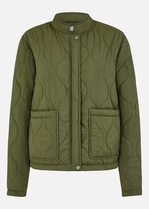 Yumi Green Short Quilted Jacket - 14 Image 3