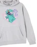 Vanilla Underground Rugrats Reptar Love Grey Marl Hoodie - L Image 5