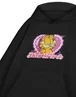 Vanilla Underground Garfield Heart Throb Unisex Black Hoodie - M Image 5