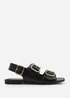 Where's That From Black PU Cher Flatform Sandal - Size 5 Image 2