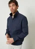 Threadbare Navy Zip Up Harrington Style Jacket - XL Image 5