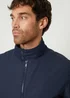 Threadbare Navy Zip Up Harrington Style Jacket - XL Image 3