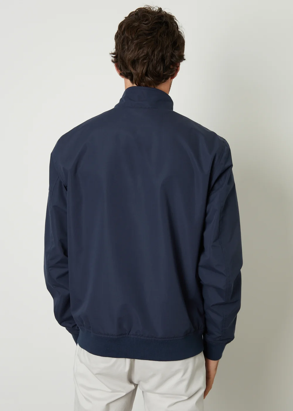 Threadbare Navy Zip Up Harrington Style Jacket - XL Image 2