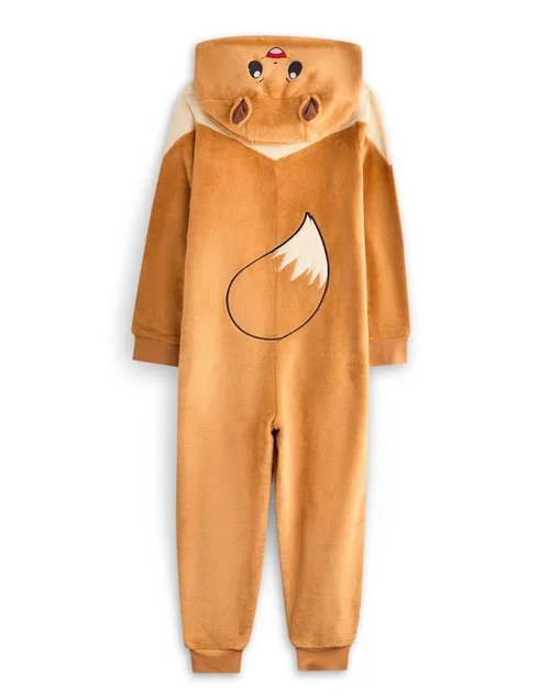 Vanilla Underground Pokemon Eevee Girls Brown Onesie (4-14 Years) - Age 4-5 Years Image 2