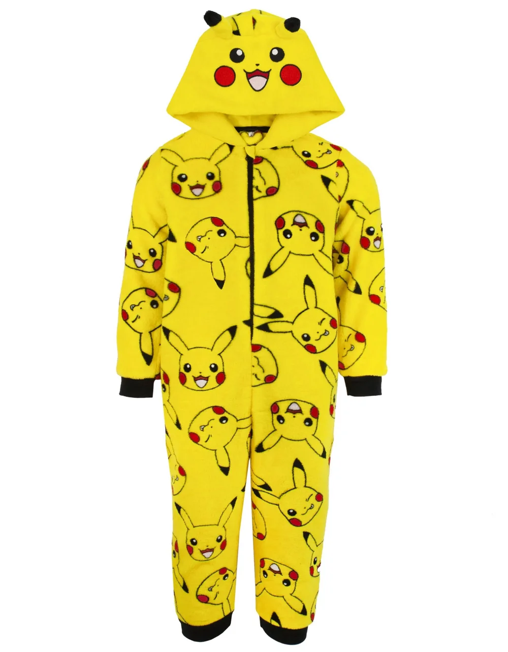 Vanilla Underground Pokemon Pikachu Unisex Kids Yellow Onesie (4-14 Years) - 13-14 Yrs Image 4