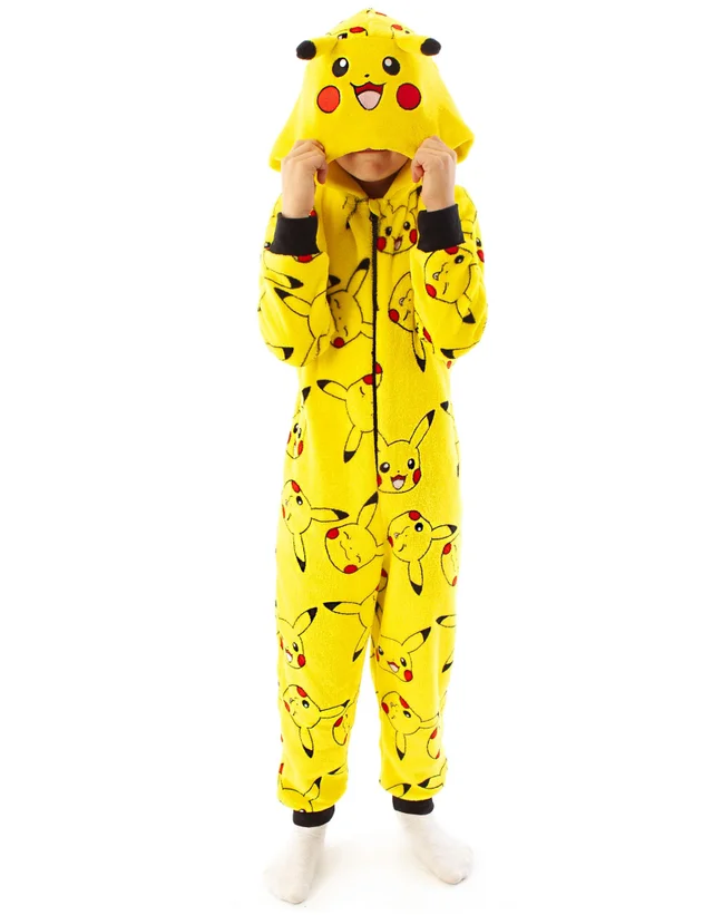 Vanilla Underground Pokemon Pikachu Unisex Kids Yellow Onesie (4-14 Years)